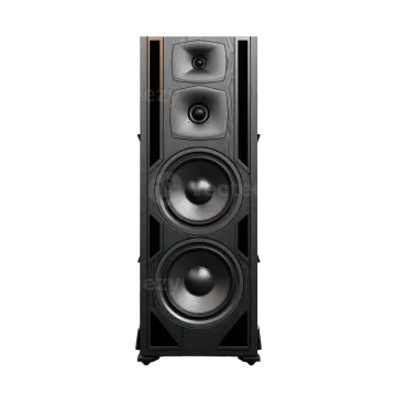 a pair of speakers on a white background