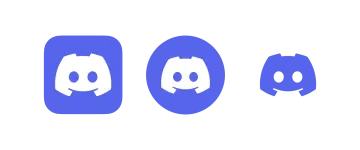 a black and white logo with three oval shapes