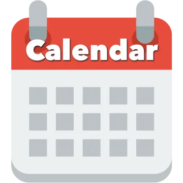 a calendar with the word calendar on it