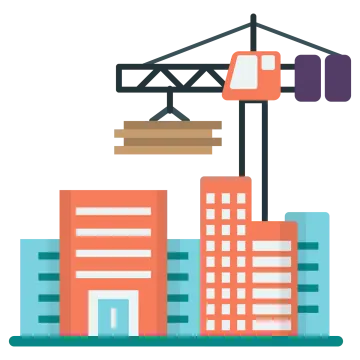 a crane on top of a building