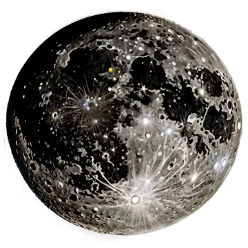 a black and white image of the moon