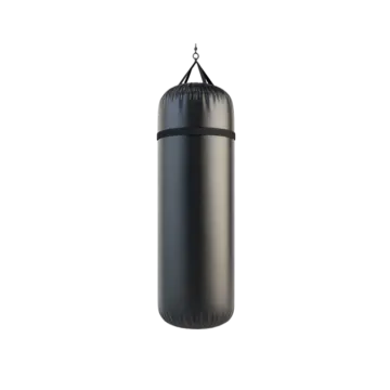 a black bag hanging on a white wall