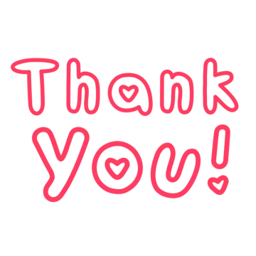 a thank card with the words thank you