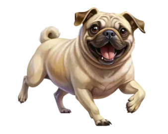 a dog with its mouth open and tongue out