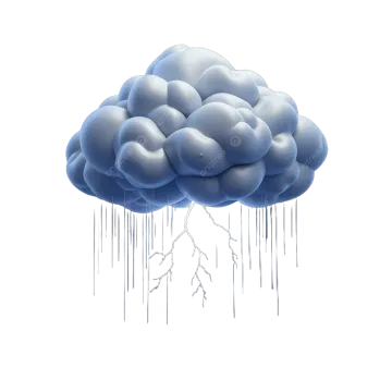 an image of a cloud with rain on it