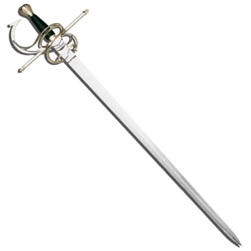 a sword on a white background