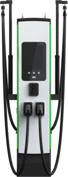 an electric car charging station