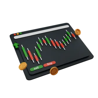 a black board with gold coins on it