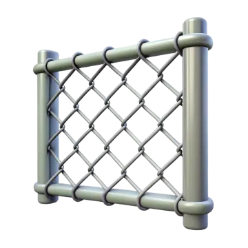 an image of a metal fence