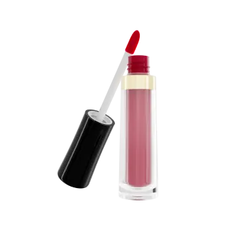a bottle of lipstick on a white background
