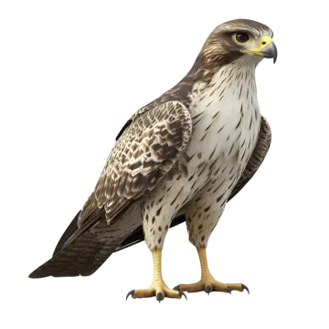 a close up of a bird on a white background