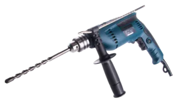 a driller on a white background