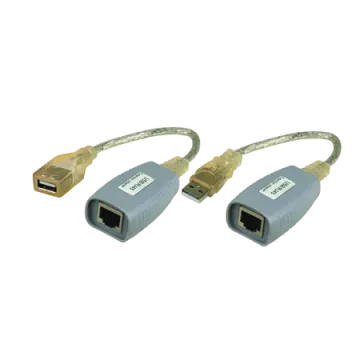 a pair of usb cable connectors