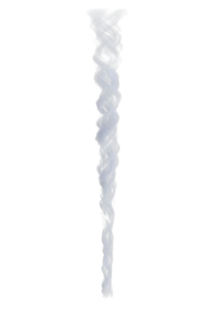 a spiral of smoke on a white background