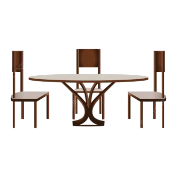an image of a dining table and chairs