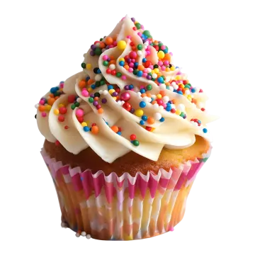 an image of a cupcake on a white background