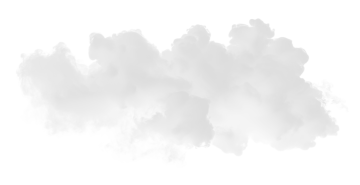 a cloud on a white background