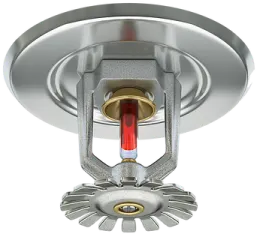 a close up view of a circular light fixture