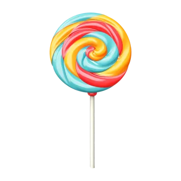 a colorful lobok on a white background