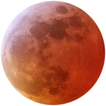 a full moon with a white background