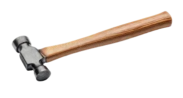 a hammer on a white background