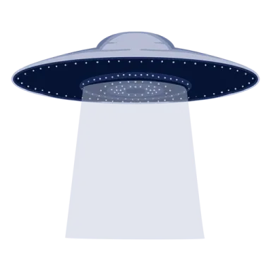an illustration of a ufo spaceship