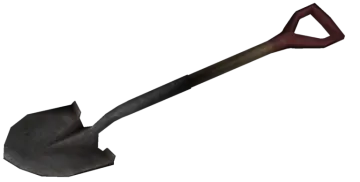 an old axe with a wooden handle