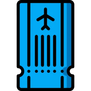 an icon of a blue suitcase