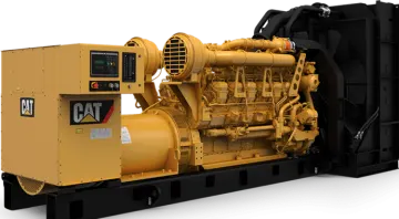 a yellow generator on a white background
