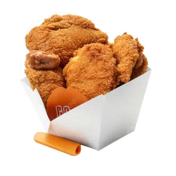 a box of fried chicken