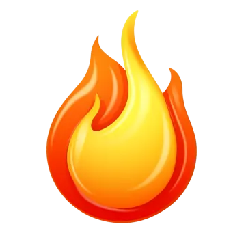 a fire icon