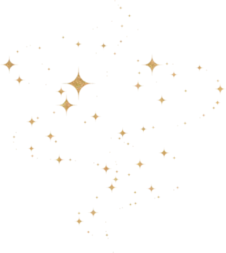 a white background with gold stars