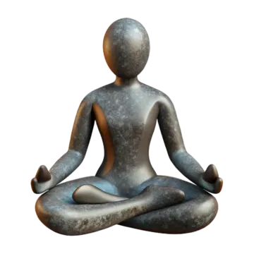 a person sitting in the middle of a yoga pose