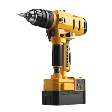 a driller on a white background