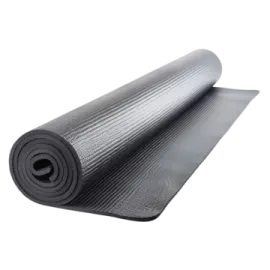 a roll of black rubber sheet
