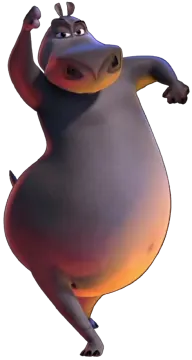 a cartoon character in the shape of a hip
