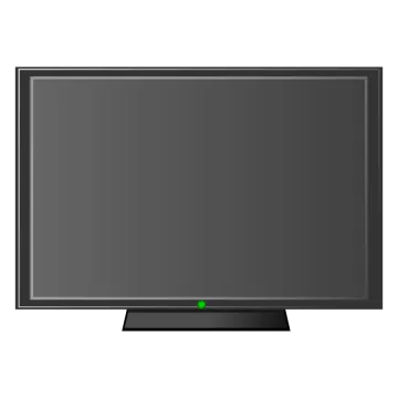 a flat screen tv on white background
