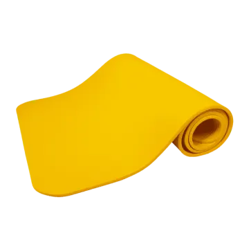 a yellow tie on a white background