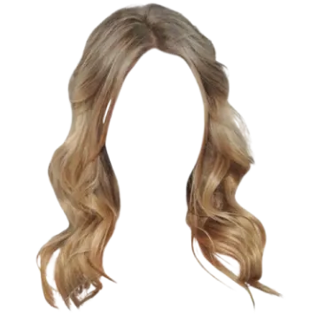 a woman with long blonde hair on her head