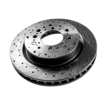 a brake disc on a white background