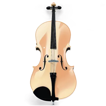a violin on a white background