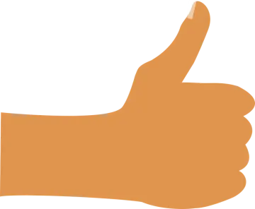 a thumbs up hand icon