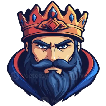 a king with a beard and a crown on his head