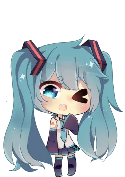 a drawing of a girl with long hair and blue eyes