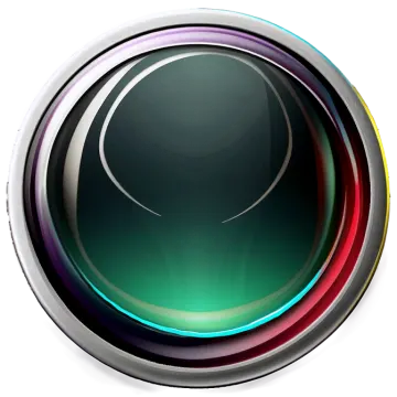 an image of a colorful button on a white background