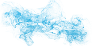 blue smoke on a white background