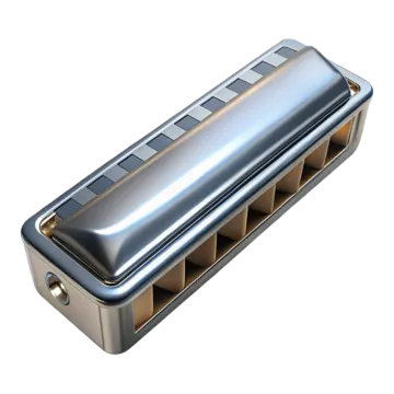 an image of a harmonica on a white background