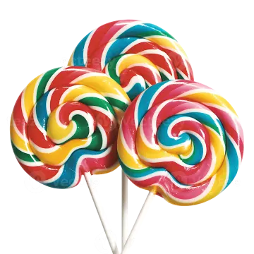 a bunch of colorful los on a stick