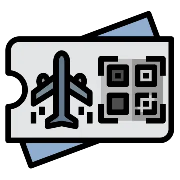 a passport with an airplane in the background