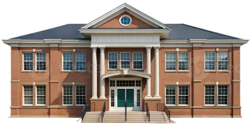 the building is made of brick
